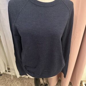 Banana Republic Men's Italian Merino Crew Neck Sweater NWT small dark blue